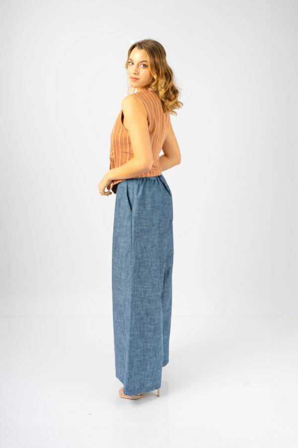Pantalon Capri - Blu - Imagen 2