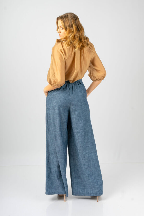Pantalon Capri - Blu - Imagen 3