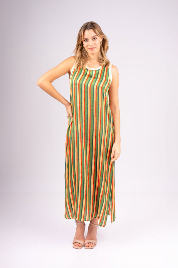 Vestido Nápoles - Tricolor