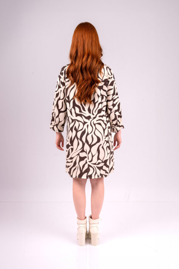 Vestido Bari Manga Larga - Burro - Imagen 3