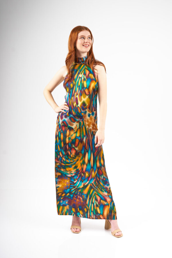 Vestido Venecia Manga Cero - Stampa