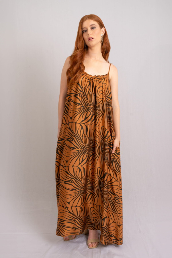 Vestido Messina - Terra
