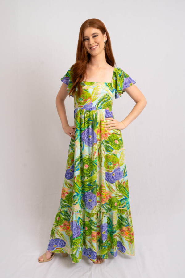 Vestido  Palermo manga corta - Pistacho - Imagen 5
